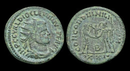 Diocletian AE Antoninianus Diocletian Standing Right - La Tetrarchia E Costantino I Il Grande (284 / 307)