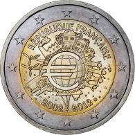 France, 2 Euro, 10 Ans De L'Euro, 2012, Paris, SPL, Bimétallique, KM:1846 - France