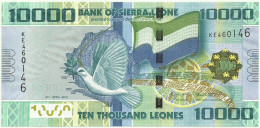 Sierra Leone - 10000 Leones - 2021 - Pick: 33.NEW - Unc. - Serie KE - 10.000 - Sierra Leona