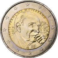 France, 2 Euro, François Mitterrand, 2016, SPL, Bimétallique - France