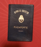 Argentina JUDAICA  Passport,  Pasaporte, Passeport, Reisepass - Documentos Históricos