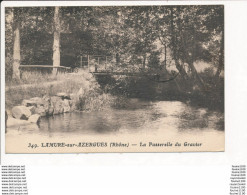 Carte De LAMURE SUR AZERGUES La Passerelle Du Gravier   ( Recto Verso ) - Lamure Sur Azergues