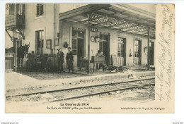 La Gare De CIREY Pillée Par Les Allemands ( Ruines De La Guerre De 1914 ) - Cirey Sur Vezouze