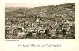 42864477 Kuenzelsau Neujahrskarte Panorama Kuenzelsau - Kuenzelsau