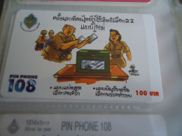 THAILAND USED  CARDS PIN 108  COMICS - Thaïland