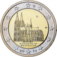 République Fédérale Allemande, 2 Euro, NORDRHEIN - WESTFALEN, 2011, Munich - Allemagne