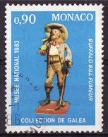 Monaco 1983 Y&T N°1381 - Michel N°1612 (o) - 90c Buffalo Bill Fumeur - Used Stamps