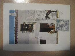 BARCELONA 1975 Mijas Malaga Donkey Donkeys Ane Equus Maxi Maximum Card SPAIN - Donkeys