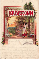 ILLUSTRATEUR - Badbronn - Femme Cherchant De L'eau - Carte Postale Ancienne - Non Classés