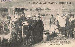 MAROC - Taourirt - La France Au Maroc Oriental - Départ Pour Oudjda Des Blessés Du Combat - Carte Postale Ancienne - Andere & Zonder Classificatie