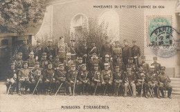 MILITARIA - Manoeuvres - Manoeuvres Du 2ème Corps D'armée En 1906 - Missions étrangères - Carte Postale Ancienne - Manoeuvres