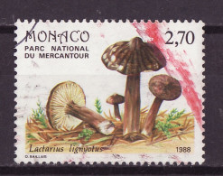 Monaco 1988 Y&T N°1631 - Michel N°1864 (o) - 2,70f Lactarius Lignyotus - Gebruikt