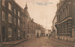 BELGIQUE - Waremme - Rue De Liège Et Rue Du Pont - Carte Postale Ancienne - Waremme