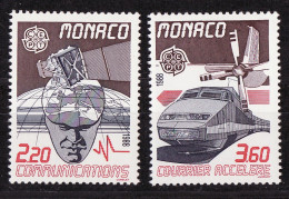 Europa CEPT 1988 Monaco Y&T N°1626 à 1627 - Michel N°1859 à 1860 *** - 1988