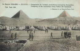 MILITARIA - Guerre 1914-1915 - Egypte - Campement De L'armée Australienne - Carte Postale Ancienne - Guerre 1914-18