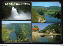 Images De Franche Comté Le Saut Du Doubs Frontière Franco Suisse Débarcadère Bateau VOIR DOS - Franche-Comté