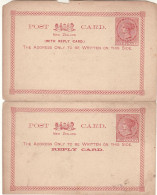 NEW ZEALAND 1886 POSTCARD (*) - Cartas & Documentos