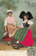 FOLKLORE - Costumes - Costume Alsacien - Carte Postale Ancienne - Kostums