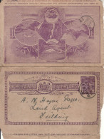 NEW ZEALAND 1897 LETTER CARD SENT FROM APITI TO FEILDING - Cartas & Documentos