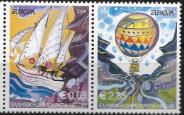 2004 Griechenland Greece Mi. 2224-5A   **MNH  Europa: Ferien - 2004