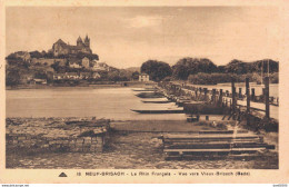 68 NEUF BRISACH LE RHIN FRANCAIS VUE VERS VIEUX BRISACH - Neuf Brisach