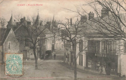 FRANCE - Pussay - Place Du Marché - Michau - Lib Pap - Carte Postale Ancienne - Other & Unclassified