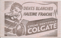 Buvard Dentifrice Colgate - J