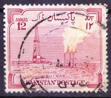 Pakistan 1955 Fine Used, Mi PK 78,Sui Gas Plant, Petrochemical Industries - Gaz