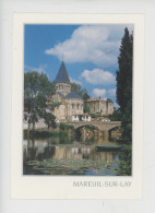 Mareuil Sur Lay, église Romane XIIè S. - M.H. Et Le Pont Sur Le Lay (Vendée Touristique 0316 Combier) - Mareuil Sur Lay Dissais