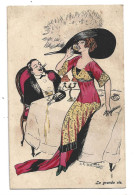 ILLUSTRATEUR - NAILLOD - La Grande Vie Femme Grand Chapeau Avec Homme Buvant Du Champagne Bon état - Naillod