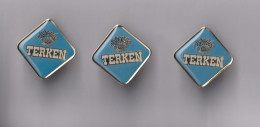 PIN'S THEME BIERE LOT DE 3 PIN'S  BIERE TERKEN DE ROUBAIX NEUF - Bierpins