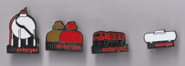 PIN'S THEME CARBURANT  ELF ANTARGAZ LOT DE 4 PINS NEUF - Carburants