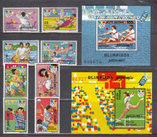 Romania 1992 - Summer Olympic Games, Barcelona, Mi-Nr. 4803/10+Bl. 274/275, MNH** - Ongebruikt