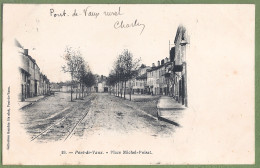 CPA Dos Précurseur Vue Rare - AIN - PONT DE VAUX - PLACE MICHEL POISAT - Pont-de-Vaux