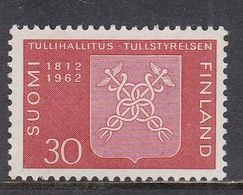 Finland 1962 - 150 Jahre Zolldirektion In Finnland, Mi-Nr. 548, MNH** - Unused Stamps