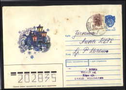 RUSSIA USSR Stationery USED ESTONIA AMBL 1309 KOPU Happy New Year Street Lights - Ohne Zuordnung