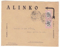 Finlande - Devant De Lettre De 1923 - Oblit Turku Helsinki - Exp Vers Ninove - - Briefe U. Dokumente