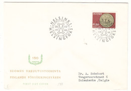 Finlande - Lettre De 1966 - Oblit Helsinki - - Briefe U. Dokumente