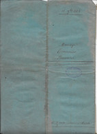 Vieux Papiers  Manuscrit  32 Gers Daste Notaire à Auch Contrat De Mariage 11 Octobre 1855  7 Pages - Manuscrits