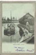 CPA - PORT-sur-SAONE (70) - Mots Clés: Canal De Dérivation De La Saone,, Chemin De Halage, écluse, Péniche En 1903 - Port-sur-Saône