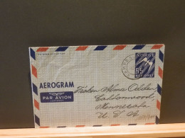 103/711  AEROGRAM   NORGE  1952 - Brieven En Documenten