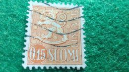 FİNLANDİYA--1960--70            LION        0.15 MK       DAMGALI - Used Stamps