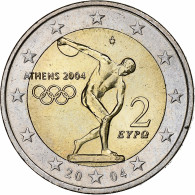 Grèce, 2 Euro, Jeux Olympiques D'Athènes, 2004, Athènes, SPL, Bimétallique - Greece