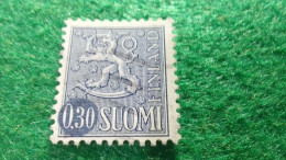 FİNLANDİYA--1960--70            LION        0.30 MK       DAMGALI - Usati