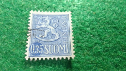 FİNLANDİYA--1960--70            LION        0.35 MK       DAMGALI - Usati