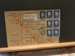 103/721  DOC. DANMARK 1952 - Storia Postale