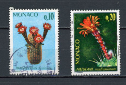 MONACO: -  FLORE - N° Yvert  997+998 Obli. - Gebraucht