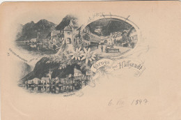 E138) GRUSS Aus HALLSTADT - HALLSTATT - Tolle LITHO 1897 ! - Hallstatt