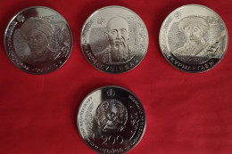 Kazakhstan 2023.Portraits On Banknotes.Copper-nickel Coin.NEW!!! Diameter 31 Mm. Lot Of Tree Coins. - Kazakistan