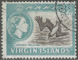 British Virgin Islands. 1964 QEII. 3c Used. SG 180 - British Virgin Islands
